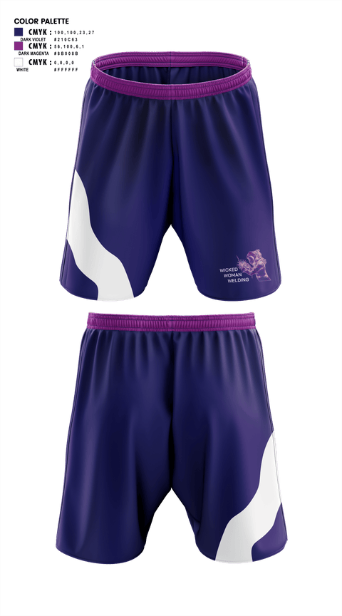 Athletic Shorts With Pockets, Wicked Woman Welding, , Teamtime, Team time, sublimation, custom sports apparel, team uniforms, spirit wear, spiritwear, sports uniforms, custom shirts, team store, custom team store, fundraiser sports, apparel fundraiser