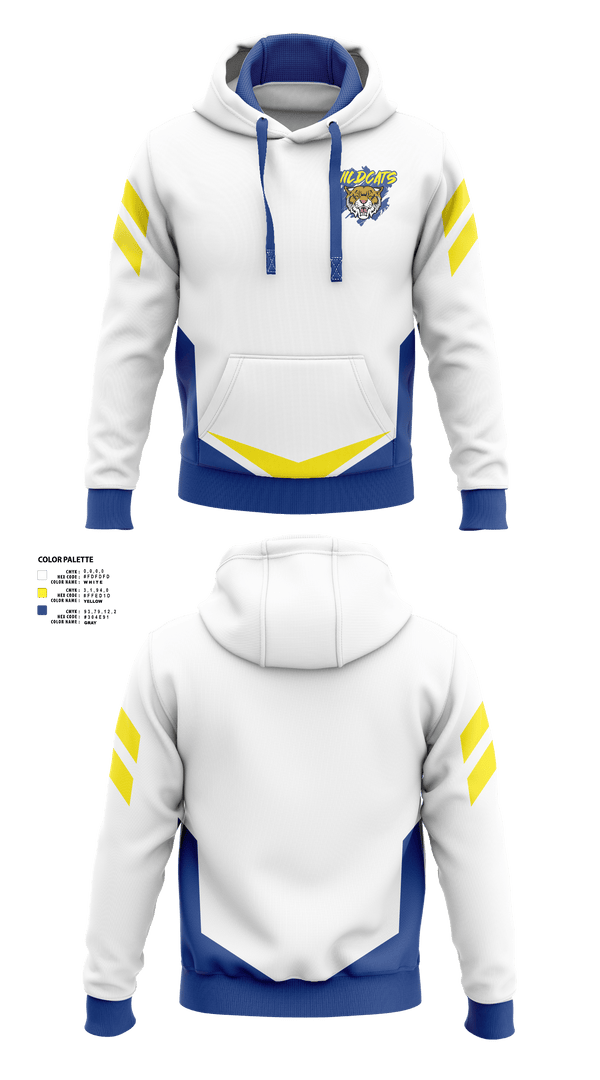 Hoodie, Wildcats Volleyball, Women's Volleyball, Teamtime, Team time, sublimation, custom sports apparel, team uniforms, spirit wear, spiritwear, sports uniforms, custom shirts, team store, custom team store, fundraiser sports, apparel fundraiser