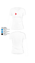 Nate higgers 97002600 Women's Short Sleeve V-neck Shirt - 18