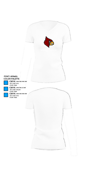 Womens Short Sleeve Vneck Shirt, Winlock Middle School Cross Country, Cross Country, Teamtime, Team time, sublimation, custom sports apparel, team uniforms, spirit wear, spiritwear, sports uniforms, custom shirts, team store, custom team store, fundraiser sports, apparel fundraiser