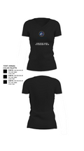 NAVAL SUPPORT ACTIVITY BETHESDA SECURITY FORCES 28838405 Women's Short Sleeve V-neck Shirt - 23