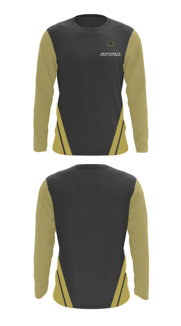 Long Sleeve Performance Shirt, Hammond Academy Of Science & Tech Baseball, Baseball, Teamtime, Team time, sublimation, custom sports apparel, team uniforms, spirit wear, spiritwear, sports uniforms, custom shirts, team store, custom team store, fundraiser sports, apparel fundraiser