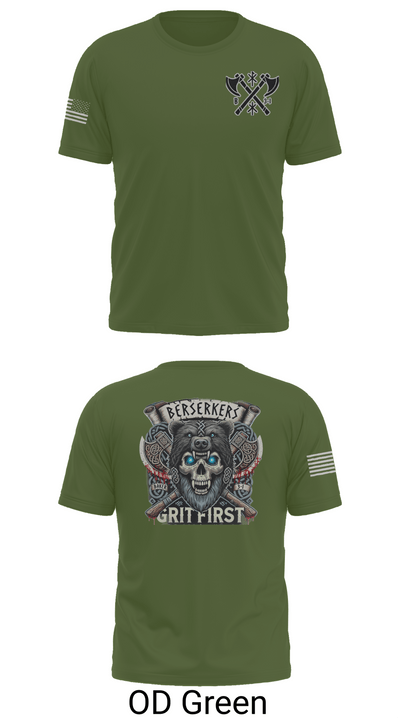 Baker 3-509th 3rd Plt 1st squad 60073036 Old School Cotton Feel Shirt - 50