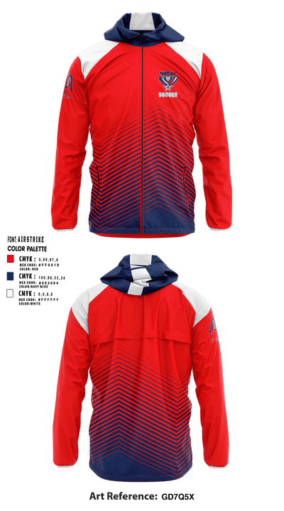 American Leadership Academy - Johnston Soccer 60957511 Windbreaker - 1