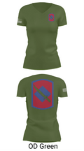 39th Infantry Brigade 34515329 Women's Short Sleeve V-neck Shirt - 48