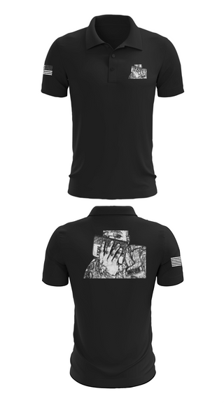 Short Sleeve Performance Polo, 29th MP CO., Fire Department, Teamtime, Team time, sublimation, custom sports apparel, team uniforms, spirit wear, spiritwear, sports uniforms, custom shirts, team store, custom team store, fundraiser sports, apparel fundraiser