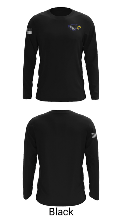 Brown County High School Softball 8213563 Long Sleeve Performance Shirt - 11