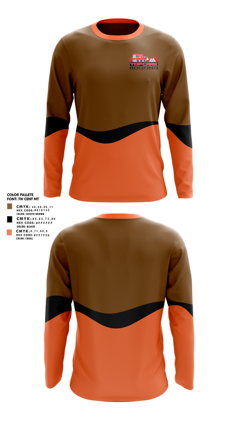 Long Sleeve Performance Shirt, Top care roofing, , Teamtime, Team time, sublimation, custom sports apparel, team uniforms, spirit wear, spiritwear, sports uniforms, custom shirts, team store, custom team store, fundraiser sports, apparel fundraiser