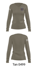 527th MP CO 93660019 Women's Long Sleeve V-neck Shirt - 77