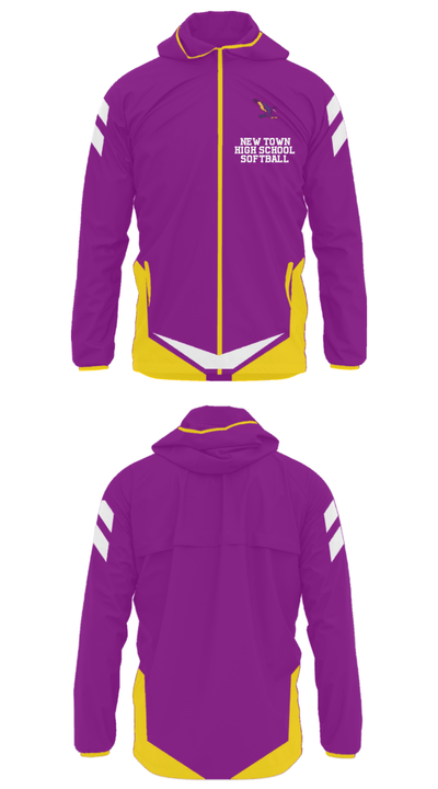 New Town High School Softball 45300181 Windbreaker - 26