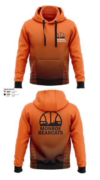 Hoodie, Monroe High School Basketball, Women's Basketball, Teamtime, Team time, sublimation, custom sports apparel, team uniforms, spirit wear, spiritwear, sports uniforms, custom shirts, team store, custom team store, fundraiser sports, apparel fundraiser