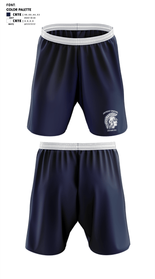 Athletic Shorts With Pockets, Southeast High School Swimming, Swimming, Teamtime, Team time, sublimation, custom sports apparel, team uniforms, spirit wear, spiritwear, sports uniforms, custom shirts, team store, custom team store, fundraiser sports, apparel fundraiser