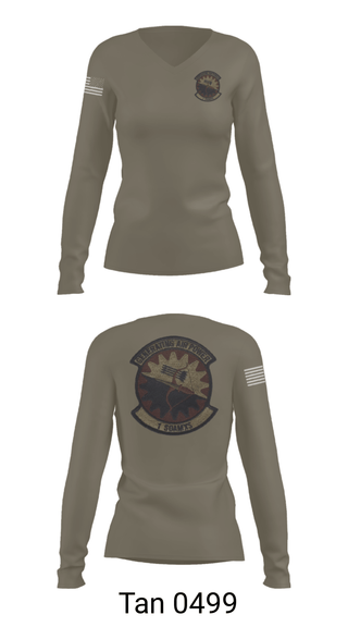 Womens Long Sleeve Vneck Shirt, 1 SOAMXS, Air Force, Teamtime, Team time, sublimation, custom sports apparel, team uniforms, spirit wear, spiritwear, sports uniforms, custom shirts, team store, custom team store, fundraiser sports, apparel fundraiser