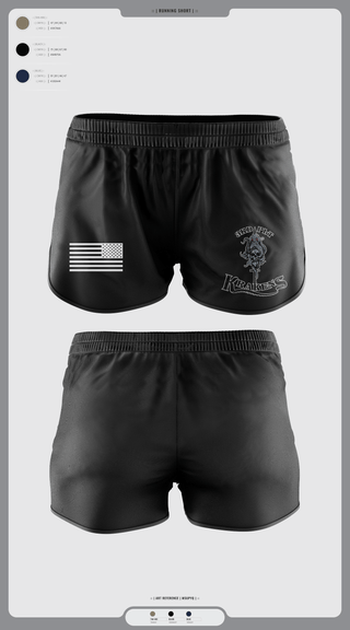 Womens Shorts, 3RD PLT95TH CBRN3rd plt, Army, Teamtime, Team time, sublimation, custom sports apparel, team uniforms, spirit wear, spiritwear, sports uniforms, custom shirts, team store, custom team store, fundraiser sports, apparel fundraiser