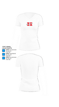 Hope High School Basketball 44898652 Women's Short Sleeve V-neck Shirt - 18