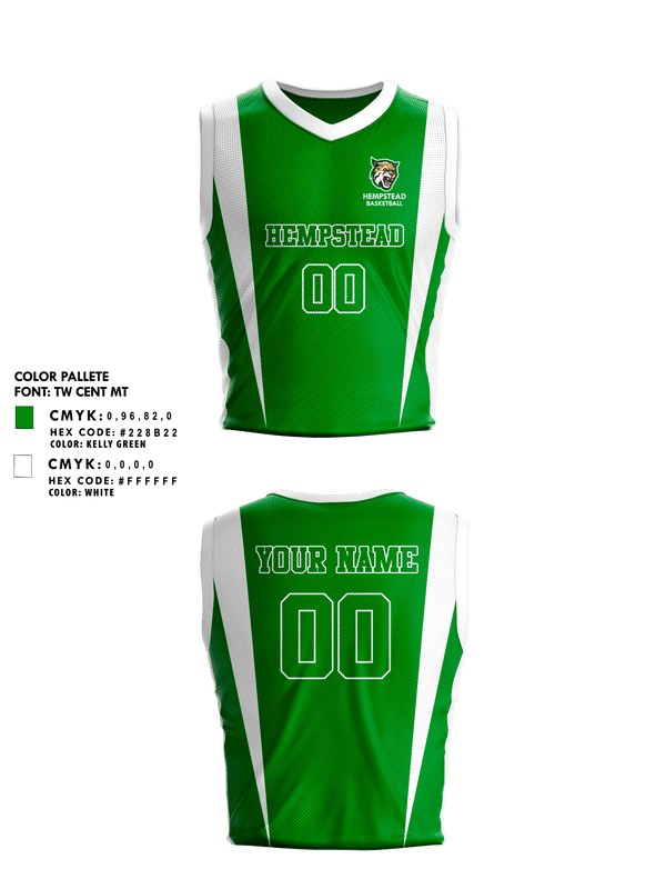 Mens Basketball Jersey, Hempstead Middle School Basketball, Women's Basketball, Teamtime, Team time, sublimation, custom sports apparel, team uniforms, spirit wear, spiritwear, sports uniforms, custom shirts, team store, custom team store, fundraiser sports, apparel fundraiser