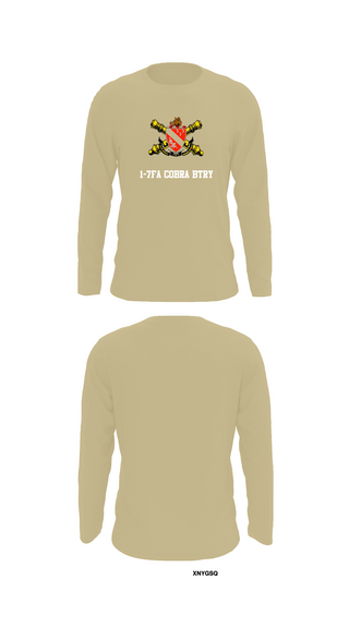 Long Sleeve Performance Shirt, 1-7FA Cobra Btry, , Teamtime, Team time, sublimation, custom sports apparel, team uniforms, spirit wear, spiritwear, sports uniforms, custom shirts, team store, custom team store, fundraiser sports, apparel fundraiser