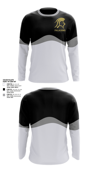 Long Sleeve Performance Shirt, Paladins, Track & Field, Teamtime, Team time, sublimation, custom sports apparel, team uniforms, spirit wear, spiritwear, sports uniforms, custom shirts, team store, custom team store, fundraiser sports, apparel fundraiser