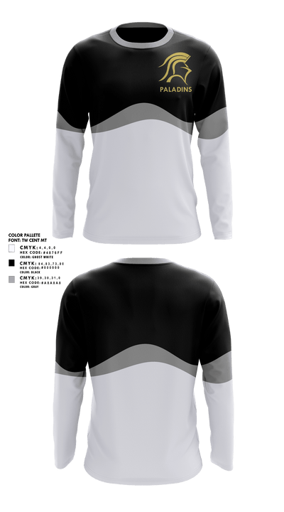 Paladins 72254889 Long Sleeve Performance Shirt 1