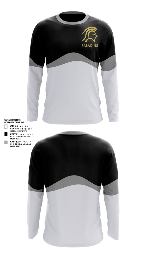 Long Sleeve Performance Shirt, Paladins, Track & Field, Teamtime, Team time, sublimation, custom sports apparel, team uniforms, spirit wear, spiritwear, sports uniforms, custom shirts, team store, custom team store, fundraiser sports, apparel fundraiser
