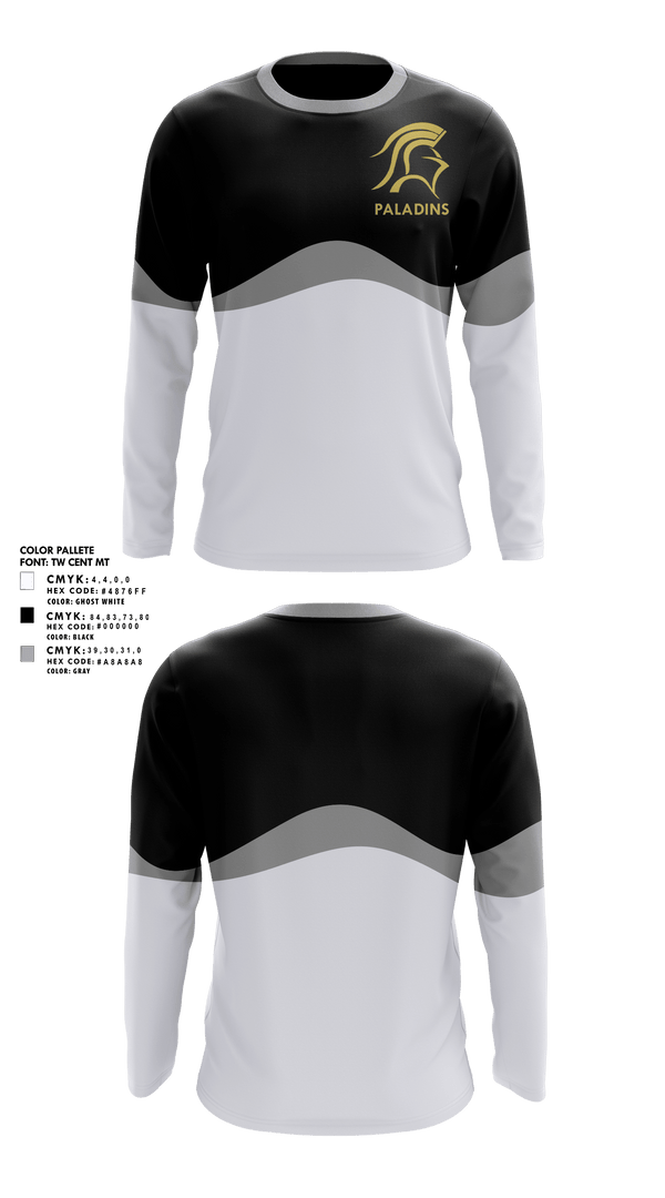 Long Sleeve Performance Shirt, Paladins, Track & Field, Teamtime, Team time, sublimation, custom sports apparel, team uniforms, spirit wear, spiritwear, sports uniforms, custom shirts, team store, custom team store, fundraiser sports, apparel fundraiser