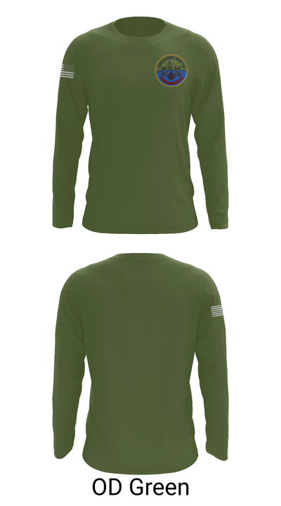 USS ALBANY SSN-753 81677877 Long Sleeve Performance Shirt 44