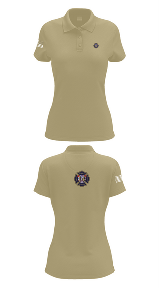 Women's Short Sleeve Performance Polo, Tony Volunteer Fire Department, Fire Department, Teamtime, Team time, sublimation, custom sports apparel, team uniforms, spirit wear, spiritwear, sports uniforms, custom shirts, team store, custom team store, fundraiser sports, apparel fundraiser