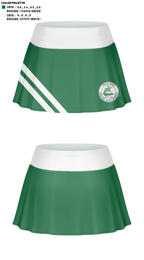 Skort, Palo Alto High School Cheer, Cheer, Teamtime, Team time, sublimation, custom sports apparel, team uniforms, spirit wear, spiritwear, sports uniforms, custom shirts, team store, custom team store, fundraiser sports, apparel fundraiser