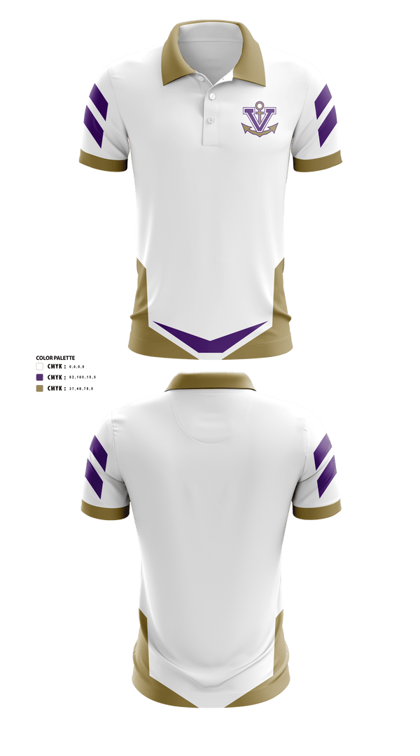 Short Sleeve Performance Polo, Vermilion High School Golf, Golf, Teamtime, Team time, sublimation, custom sports apparel, team uniforms, spirit wear, spiritwear, sports uniforms, custom shirts, team store, custom team store, fundraiser sports, apparel fundraiser