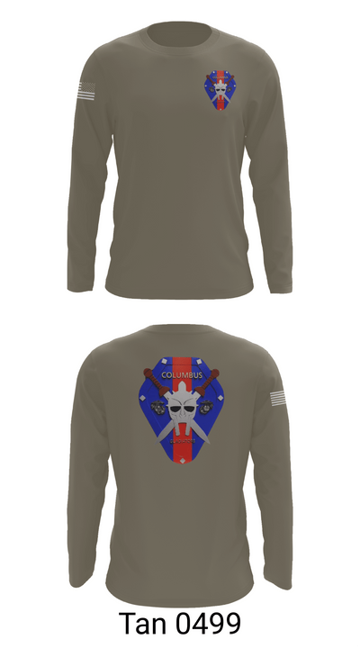 OST COLUMBUS, OH 96884956 Long Sleeve Performance Shirt - 65