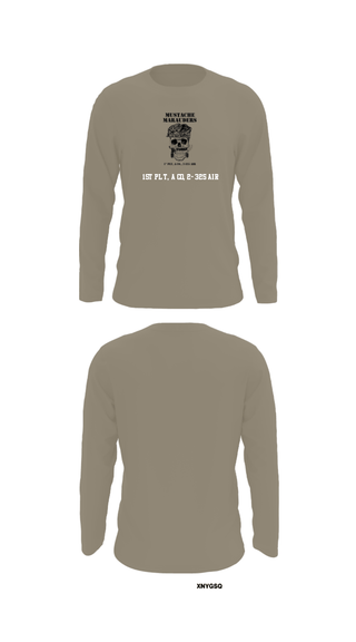 Long Sleeve Performance Shirt, 1st Plt, A Co, 2-325 AIR, Army, Teamtime, Team time, sublimation, custom sports apparel, team uniforms, spirit wear, spiritwear, sports uniforms, custom shirts, team store, custom team store, fundraiser sports, apparel fundraiser