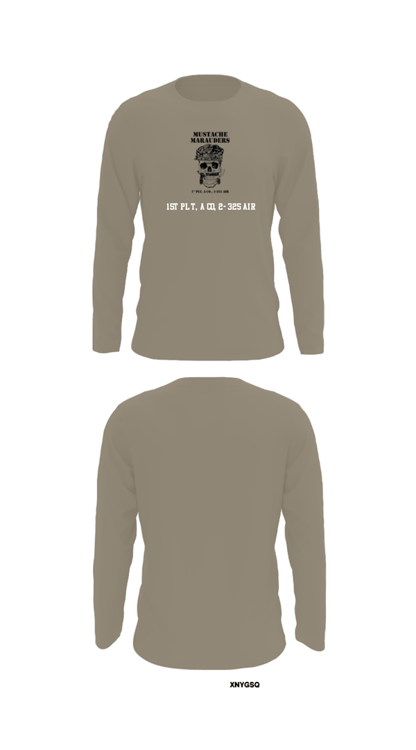 Long Sleeve Performance Shirt, 1st Plt, A Co, 2-325 AIR, Army, Teamtime, Team time, sublimation, custom sports apparel, team uniforms, spirit wear, spiritwear, sports uniforms, custom shirts, team store, custom team store, fundraiser sports, apparel fundraiser