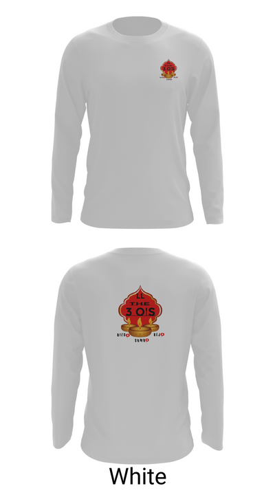 3 O's 95365157 Long Sleeve Performance Shirt 7