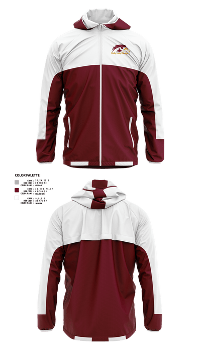Thomas W Kelly High School Basketball 29757661 Windbreaker - 40