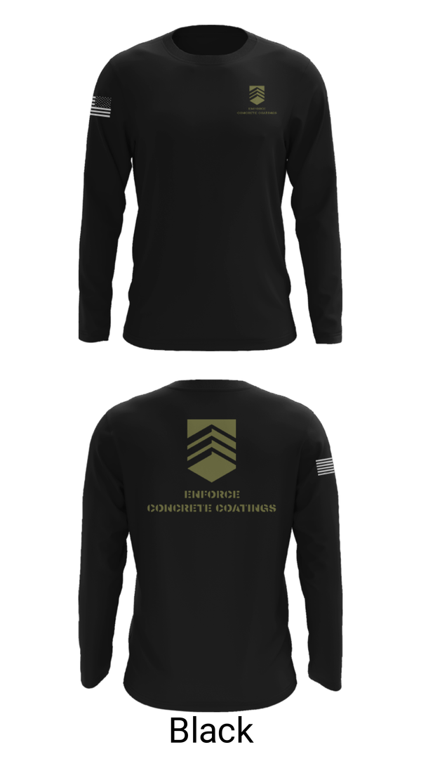 Long Sleeve Performance Shirt, ENFORCE CONCRETE COATINGS, , Teamtime, Team time, sublimation, custom sports apparel, team uniforms, spirit wear, spiritwear, sports uniforms, custom shirts, team store, custom team store, fundraiser sports, apparel fundraiser