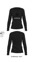 Ben Wheeler Fire 43777175 Women's Long Sleeve V-neck Shirt - 22