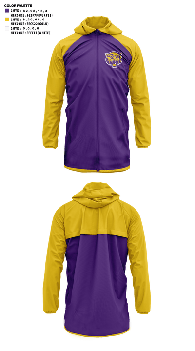 Booneville High School Cheer 21316444 Windbreaker - 41