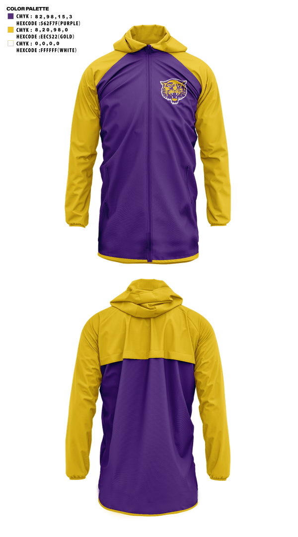 Windbreaker, Booneville High School Cheer, Cheer, Teamtime, Team time, sublimation, custom sports apparel, team uniforms, spirit wear, spiritwear, sports uniforms, custom shirts, team store, custom team store, fundraiser sports, apparel fundraiser
