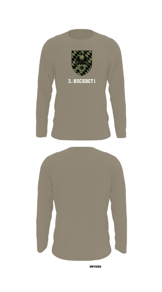 Long Sleeve Performance Shirt, 3./HSchRgt1, Army, Teamtime, Team time, sublimation, custom sports apparel, team uniforms, spirit wear, spiritwear, sports uniforms, custom shirts, team store, custom team store, fundraiser sports, apparel fundraiser