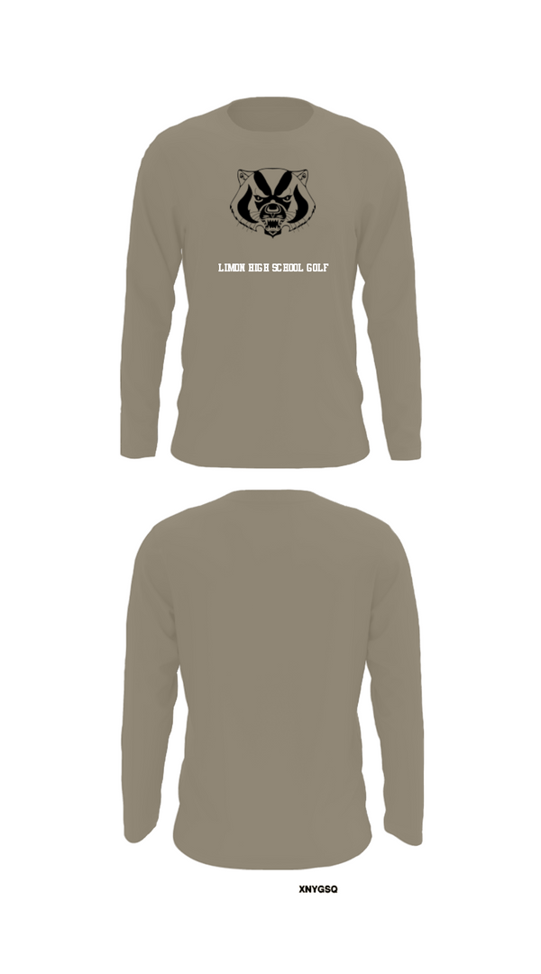 Long Sleeve Performance Shirt, Limon High School Golf, Golf, Teamtime, Team time, sublimation, custom sports apparel, team uniforms, spirit wear, spiritwear, sports uniforms, custom shirts, team store, custom team store, fundraiser sports, apparel fundraiser