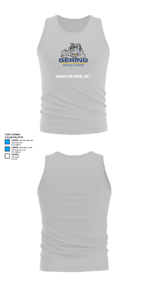 Tank Top, Gering High School Golf, Golf, Teamtime, Team time, sublimation, custom sports apparel, team uniforms, spirit wear, spiritwear, sports uniforms, custom shirts, team store, custom team store, fundraiser sports, apparel fundraiser