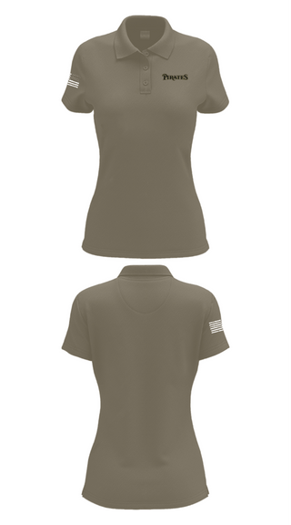 Womens Short Sleeve Performance Polo, Los Angeles Pirates, Softball, Teamtime, Team time, sublimation, custom sports apparel, team uniforms, spirit wear, spiritwear, sports uniforms, custom shirts, team store, custom team store, fundraiser sports, apparel fundraiser