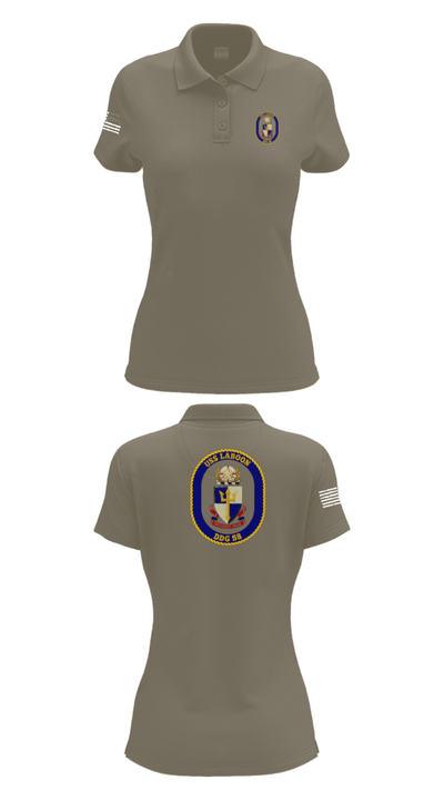 USS LABOON - DDG 58 14402394 Women's Short Sleeve Performance Polo  - 71