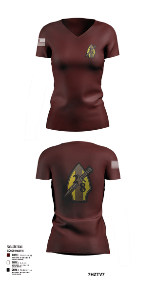 Women's Short Sleeve Vneck Shirt, 2/8, Marines, Teamtime, Team time, sublimation, custom sports apparel, team uniforms, spirit wear, spiritwear, sports uniforms, custom shirts, team store, custom team store, fundraiser sports, apparel fundraiser