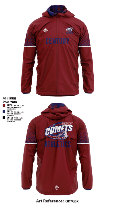 Century Middle School 4855842 Windbreaker - 1