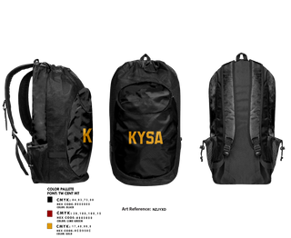 Gear Bag, KYSA, Baseball, Teamtime, Team time, sublimation, custom sports apparel, team uniforms, spirit wear, spiritwear, sports uniforms, custom shirts, team store, custom team store, fundraiser sports, apparel fundraiser
