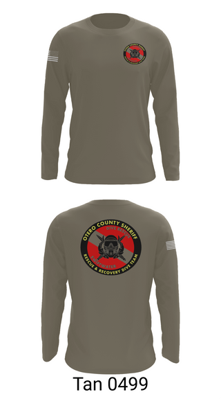 Long Sleeve Performance Shirt, Otero County Sheriff, Police, Teamtime, Team time, sublimation, custom sports apparel, team uniforms, spirit wear, spiritwear, sports uniforms, custom shirts, team store, custom team store, fundraiser sports, apparel fundraiser