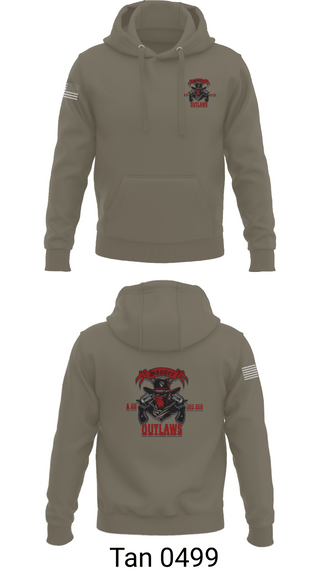 Hoodie, 1st Cav 3rd BEB ACO “Outlaw”, , Teamtime, Team time, sublimation, custom sports apparel, team uniforms, spirit wear, spiritwear, sports uniforms, custom shirts, team store, custom team store, fundraiser sports, apparel fundraiser