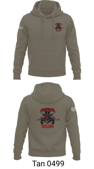 1st Cav 3rd BEB ACO “Outlaw” 26050873 Hoodie - 78