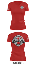 Truck 1 23787663 Women's Short Sleeve V-neck Shirt - 4